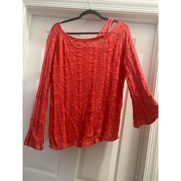 1.4.3. Story by Line Up Women's Tops Red Large - Picture 2 of 3